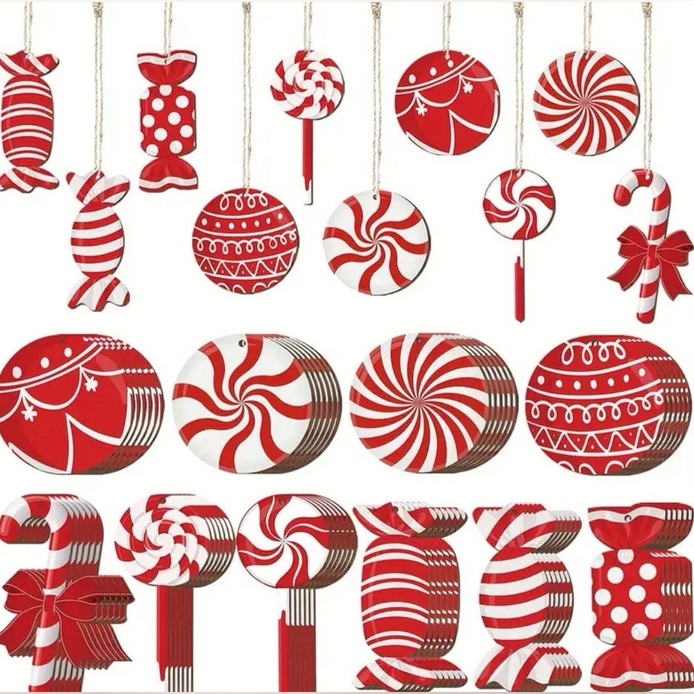Christmas Wooden Hanging Decor